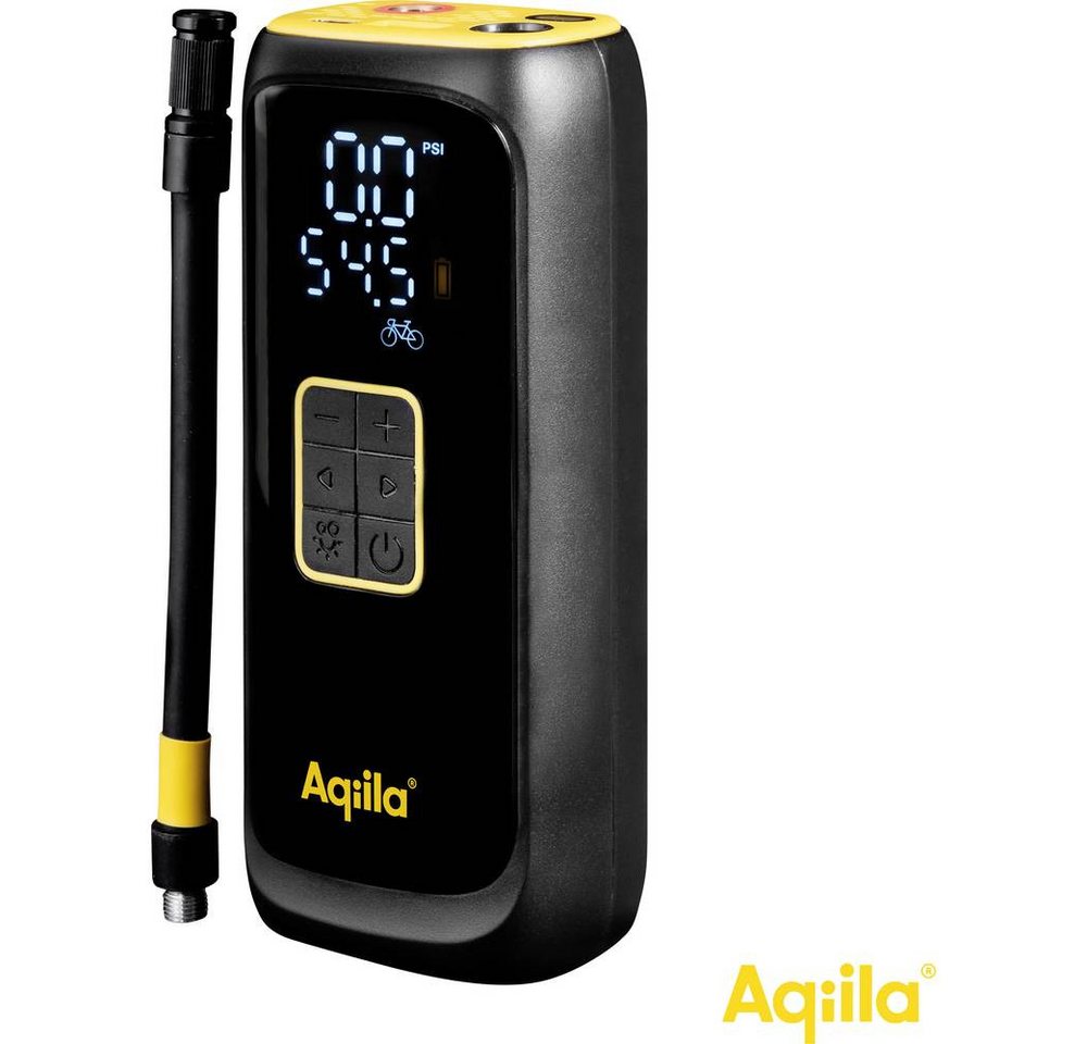 Aqiila Akku-Handkompressor AIRBIRD C4, 3in1: Tragbarer Kompressor (für Bälle, Fahrräder von Aqiila