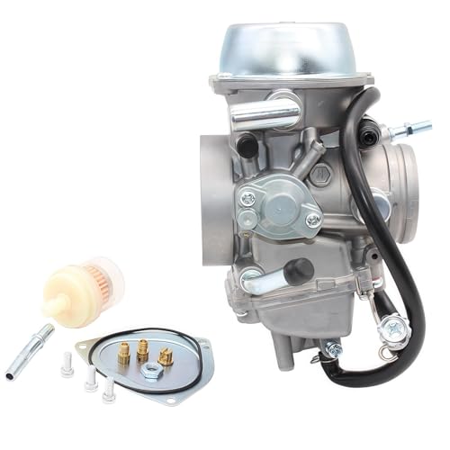 Pd42J 42-mm-Vergaser for ATV/UTV, kompatibel mit Yamaha (Grizzly 600/YFM600/Grizzly 660/Raptor 660), kompatibel mit Hisun 700cc von Aqkhougty