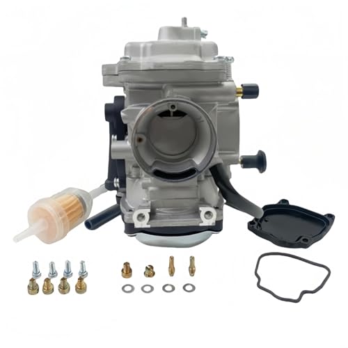 Vergaser kompatibel mit Yamaha Bear Tracker 250 YFM250 (1999–2004) ATV, Vergasermodelle: 4XE-14140-01-00/4XE-14140-10-00/4XE-14140-12-00 von Aqkhougty
