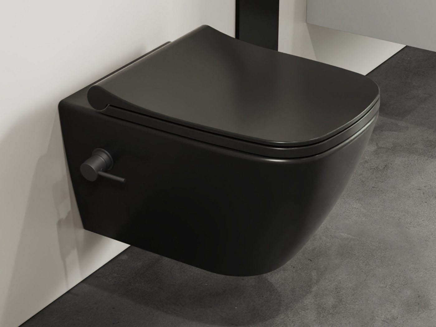 Aqua Bagno Dusch-WC Hänge-Dusch-WC spülrandlos Toilette mit Mischer & WC-Sitz, wandhängend, Abgang waagerecht Aqua Bagno Dusch-WC Hänge-Dusch-WC spülrandlos Toilette mit Mischer & WC-Sitz, wandhängend, Abgang waagerecht von Aqua Bagno