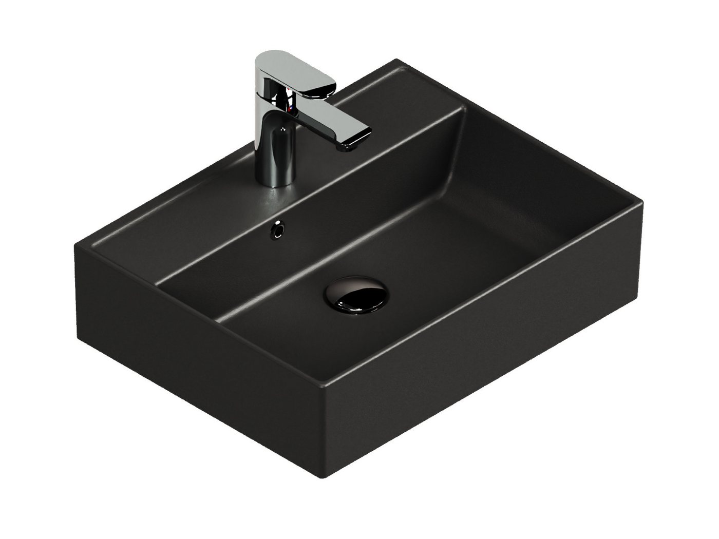 Aqua Bagno Waschbecken Waschtisch eckig schwarz matt 50 cm Aufsatzwaschbecken Aqua Bagno Waschbecken Waschtisch eckig schwarz matt 50 cm Aufsatzwaschbecken von Aqua Bagno