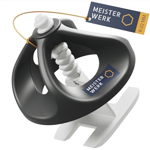 Meisterwerk | Fliesen Nivelliersystem Set 2mm 200 Zuglaschen & Hauben, Fließen Abstandshalter, Fliesenstärke bis 22mm von Aqua Bagno