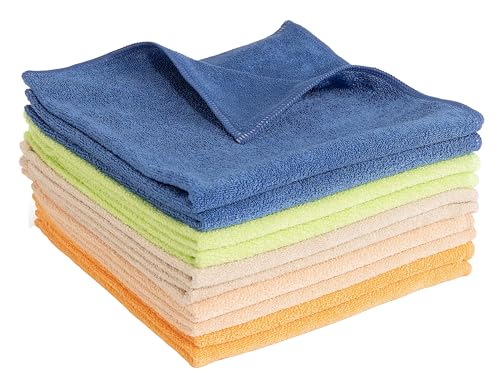 Aqua Clean Mikrofaser-Reinigungstücher aus 82% recyceltem Material, 10 Stück von Aqua Clean
