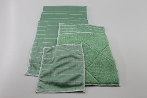 Aqua Clean Bambus-Kristall Fenstertücher 6er inkl. Optik-/Smartphone-Reinigungstuch von Aqua Clean