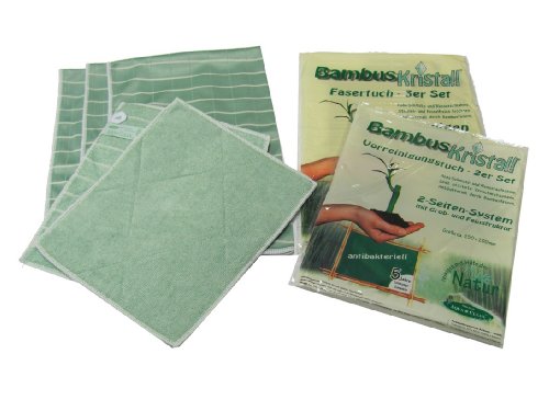 Aqua Clean Bambus Tücher 5er Set | Bambus Kristall Vorreinigungstücher von Aqua Clean