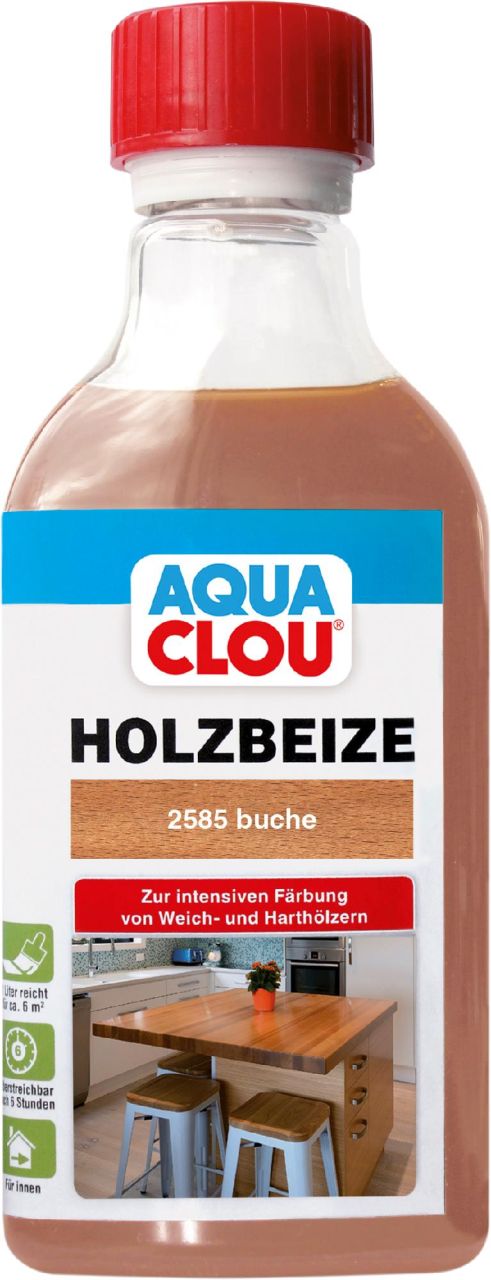 Aqua Clou Holzbeize 250 ml buche von Aqua Clou