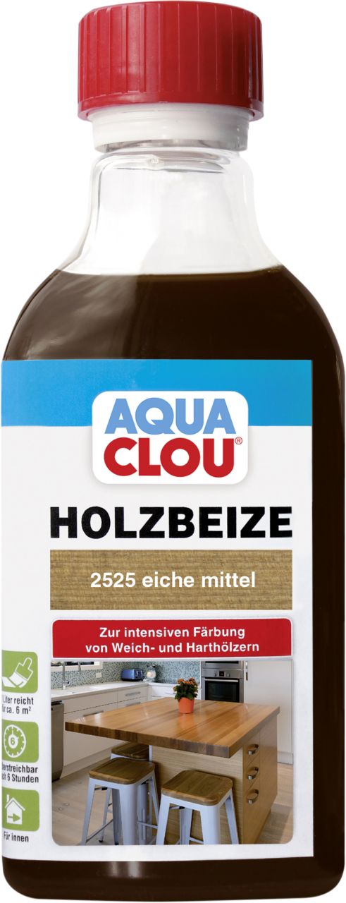 Aqua Clou Holzbeize 250 ml eiche mittel von Aqua Clou