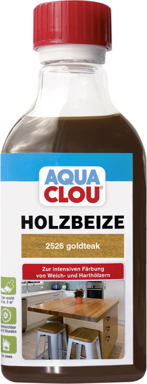 Aqua Clou Holzbeize 250 ml goldteak von Aqua Clou