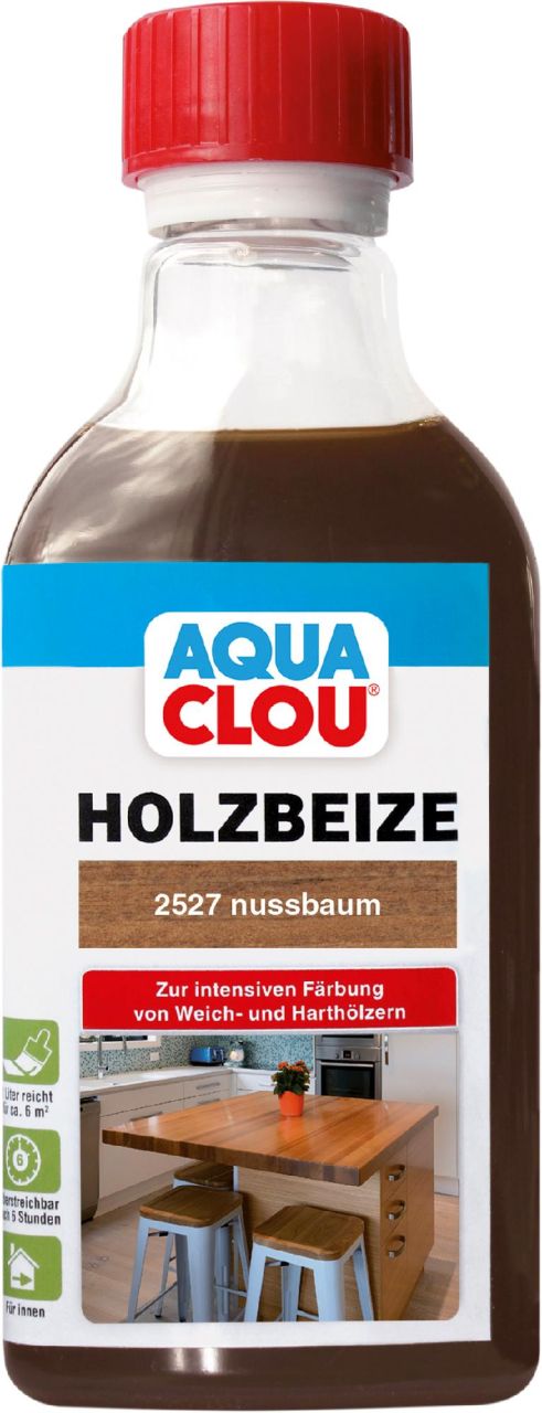 Aqua Clou Holzbeize 250 ml nussbaum von Aqua Clou