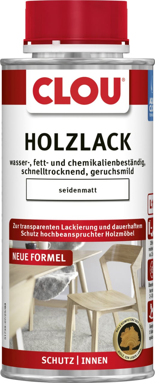 Aqua Clou Holzlack 250 ml seidenmatt transparent Aqua Clou Holzlack 250 ml seidenmatt transparent von Aqua Clou