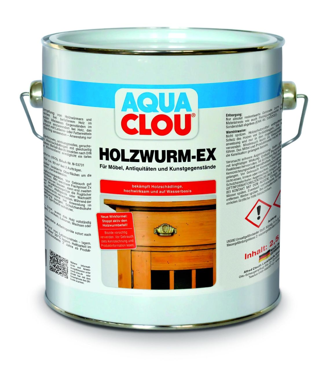 Aqua Clou Holzwurm Ex 2,5 L von Aqua Clou