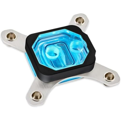 Aqua Computer Cuplex Kryos NEXT RGBpx Schwarz LGA 1700 - Acryl / .925er Silber von Aqua Computer