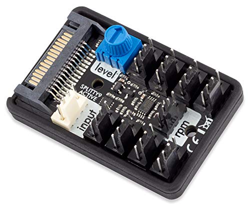 Aqua Computer SPLITTY9 ACTIVE - aktiver Splitter für bis zu 9 PWM-Lüfter von Aqua Computer
