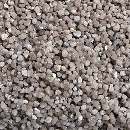 Aqua Della, Aquarienkies in der Farbe Quartz Grey, 2-3 mm, 2 kg, dekorativ und funktional, bietet Unterstützung, besteht aus hochwertigen Elementen, vor Gebrauch mit Wasser abspülen von Aqua Della