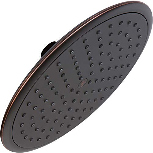 Wasserfall-Duschkopf – 22,9 cm großer Überkopf-Regendusche – hoher Durchfluss am besten mit Verlängerungsarm Oil-Rubbed Bronze Wasserfall-Duschkopf – 22,9 cm großer Überkopf-Regendusche – hoher Durchfluss am besten mit Verlängerungsarm Oil-Rubbed Bronze von Aqua Elegante