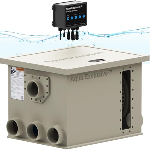 Trommelfilter RDF 8000GPH | Vollautomatischer selbstreinigender Wasserfilter | Koiteich, Aquakultur, Fischfarm, Hydrokultur, Aquaponik, Naturschwimmbad, Aquarium, Perlsand | 220-240V 50-60Hz 25211 Trommelfilter RDF 8000GPH | Vollautomatischer selbstreinigender Wasserfilter | Koiteich, Aquakultur, Fischfarm, Hydrokultur, Aquaponik, Naturschwimmbad, Aquarium, Perlsand | 220-240V 50-60Hz 25211 von Aqua Exclusive