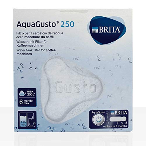 Brita Aqua Gusto 250 Wassertank-Filter für Kaffeemaschinen 10 x 1Stk von Aqua Gusto
