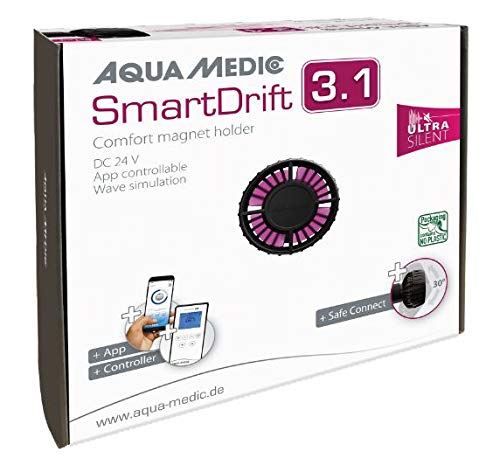 Aqua Medic SmartDrift 3.1, Kompakte „Ultra Silent“ Strömungspumpe, Steuerung über App oder Controller (inkl.) von Aqua Medic