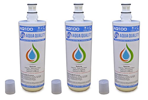 3 x Aqua Quality AQ100 wasser filter kompatibel met Insinkerator F701R, passt A1 oder A3 Kopf, um Ihrer vorhandenen InSinkErator System 3 x Aqua Quality AQ100 wasser filter kompatibel met Insinkerator F701R, passt A1 oder A3 Kopf, um Ihrer vorhandenen InSinkErator System von Aqua Quality
