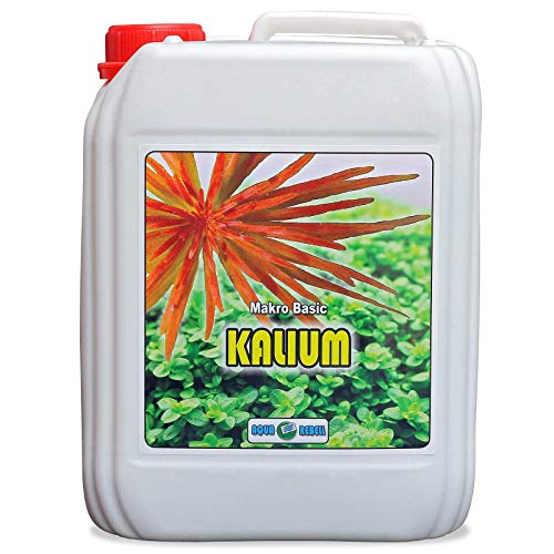 Aqua Rebell ® Makro Basic Kalium Dünger - 5 Literflasche - optimale Versorgung für Ihre Aquarium Wasserpflanzen - Aquarium Dünger speziell für Wasserpflanzen entworfen von Aqua Rebell
