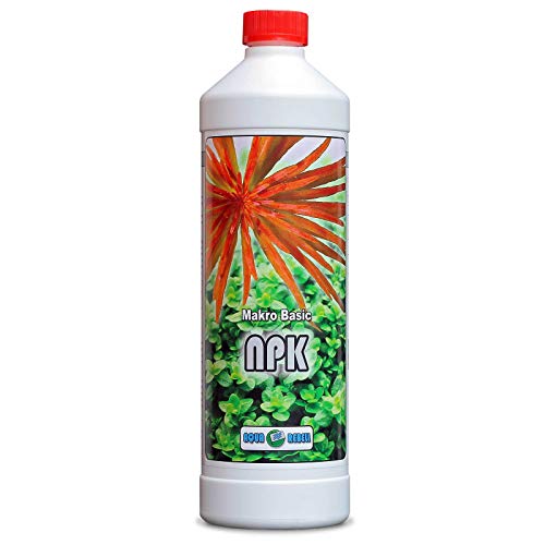 Aqua Rebell ® Makro Basic NPK Dünger - 1 Literflasche - optimale Versorgung für Ihre Aquarium Wasserpflanzen - Aquarium Dünger speziell für Wasserpflanzen entworfen von Aqua Rebell