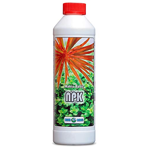 Aqua Rebell ® Makro Basic NPK Dünger - 0,5 Literflasche - optimale Versorgung für Ihre Aquarium Wasserpflanzen - Aquarium Dünger speziell für Wasserpflanzen entworfen von Aqua Rebell
