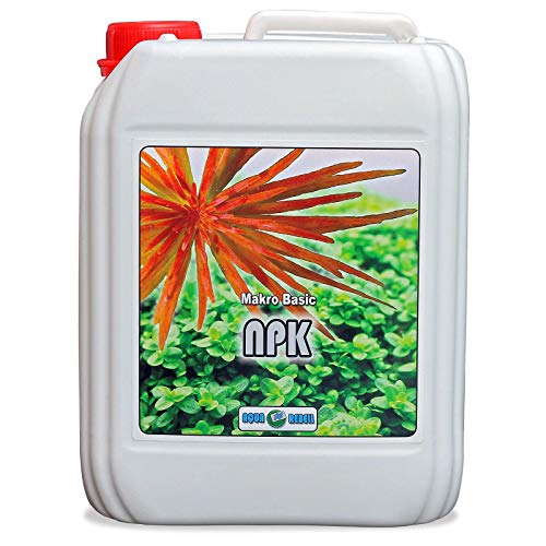 Aqua Rebell ® Makro Basic NPK Dünger - 5 Literflasche - optimale Versorgung für Ihre Aquarium Wasserpflanzen - Aquarium Dünger speziell für Wasserpflanzen entworfen von Aqua Rebell