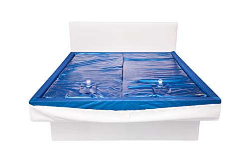 Aqua Sense 2X Wasserkern inkl. Liner/Schutzfolie + 2X cond. - ersatzset für Wasserbett/Wasserbettmatratze Größe - 180 x 200 cm Dual - Softside: Innen keilförmig 20-23 cm - Beruhigung 60% von Aqua Sense