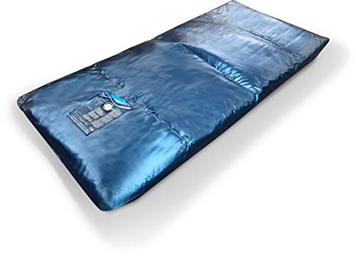 Aqua Sense Eine Wasserbett Matratze 100x210 für 200x210 Softside Wasserbett Dual Wasserkern Wassermatratze Wasserbettmatratze Mesamoll2® (0% Beruhigung) + 2 Wasserbett Conditioners (100 ml) von Aqua Sense