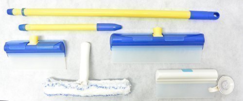 AquaBLADE Set Nr. 3 - Kleiner und großer Wischer mit Silikonlippe, Wasserauffangrinne & externem Wasserauffangtank, 1x Einwascher, 1x Handgriff, 1x Teleskopstange, 1x Duschwischer, Weltneuheit AquaBLADE Set Nr. 3 - Kleiner und großer Wischer mit Silikonlippe, Wasserauffangrinne & externem Wasserauffangtank, 1x Einwascher, 1x Handgriff, 1x Teleskopstange, 1x Duschwischer, Weltneuheit von AquaBlade