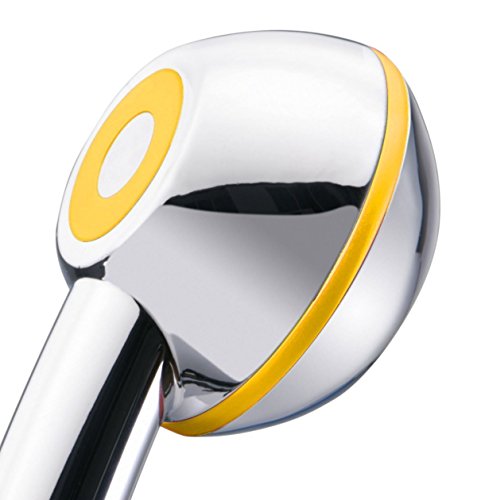 Brause SwissClima Amarillo Power! kräftiger Druck | wassersparend | verkalkungsfrei | umweltschonende Eco-Verchromung ohne Schwermetalle | OHNE Aufsatz f.weichen Strahl wie andere Dieses Modell von AquaClic