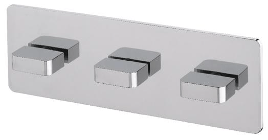 AquaConcept iTap Einhand-Thermostatbrausearmatur ohne Einbaubox - mit 2-Wegeumstellung 40-051.00-01 von AquaConcept