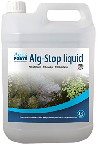 AquaForte Anti-Fadenalgenvernichter "Alg-Stop", 5 Liter, auch für Koi- und Schwimmteiche geeignet! Auch in Pulverform erhältlich! von AquaForte