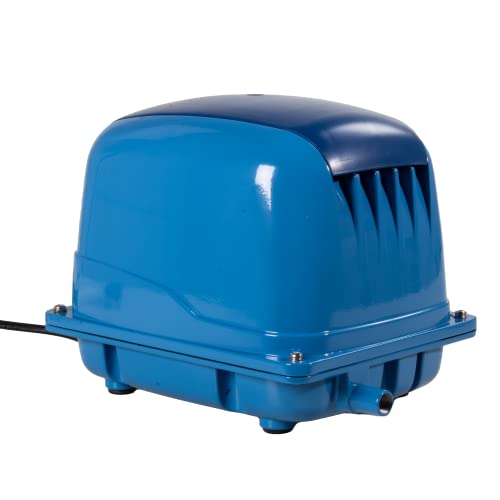 AquaForte AP-150 Luftpumpe, 125 Watt, Max. Druck 4,2 m, Geeignet für Pools und Teiche bis 110m3, Fische max 95.000 Liter, Koi max 47.000 Liter, 7,8 kg, Ausgang 18 mm von AquaForte