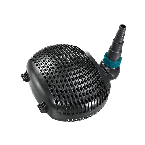 AquaForte EC 8.000 Filter/Teichpumpe, 50 Watt, Maximale Fördermenge 8.000 Liter pro Stunde, Maximale Förderhöhe 4 Meter, Kabellänge 10 Meter, Geeignet für Bachläufe, Wasserfälle, Spring-brunnen, etc von AquaForte