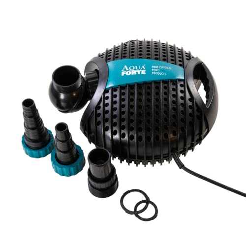 AquaForte O-6.500 Teichpumpe, 65 Watt, Maximale Fördermenge 6.2 m3 pro Stunde, maximale Förderhöhe 3.5 Meter, Kabellänge 10 Meter, Asynchronmotor, Schmutzpartikel bis zu 6 mm AquaForte O-6.500 Teichpumpe, 65 Watt, Maximale Fördermenge 6.2 m3 pro Stunde, maximale Förderhöhe 3.5 Meter, Kabellänge 10 Meter, Asynchronmotor, Schmutzpartikel bis zu 6 mm von AquaForte