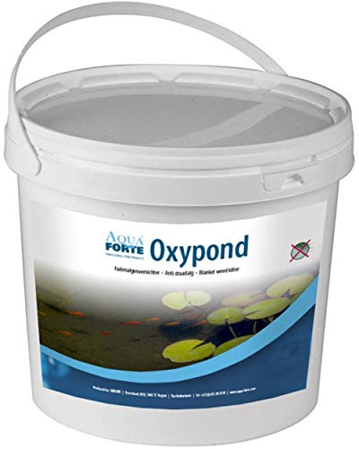 AquaForte Oxypond (vorher Oxyper) Aktivsauerstoff Teichpflegemittel 5kg (1kg reicht für 30.000 Liter Teichwasser), fördert den effizienten Abbau von Abfallprodukten von AquaForte
