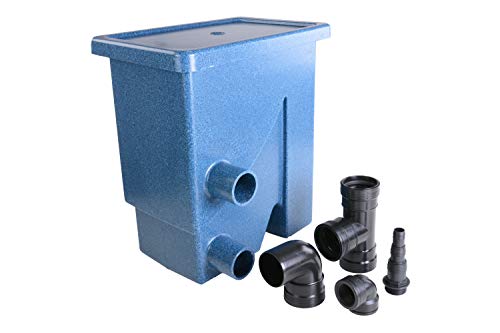 AquaForte Pumpengespeister Siebbogen-/Vorfilter "Compactsieve II", 300μ, vielseitig nutzbar, 49x32x55 cm, blau von AquaForte