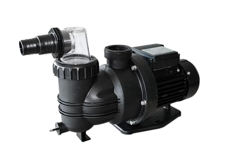 AquaForte SP-250A Schwimmbadpumpe, 250 Watt, 7.5 m3 pro Stunde, Maximale Förderhöhe 7.5 Meter, für Aufstellbecken bis zu 10 m3, mit 1.5 Meter Kabel, für Süß und Salzwasser von AquaForte