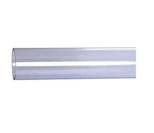 Aquaforte Klarer PVC Schlauch, Ø 4 x 6 mm (Innenwand x Außenwand), geeignet für Wasser und Luft, 25 m Rolle, Typ Kristall, transparent von AquaForte