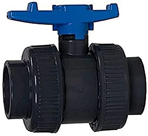 Aquaforte PVC Kugelhahn mit beidseitigen Überwurf "Econo-Line", Klebeanschluß für Ø 32 mm (Außendurchmesser) Rohre von AquaForte