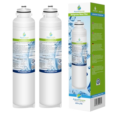 2x AH-LFR Wasserfilter für LG M7251242FR-06, Ultimate Water Filter, ADQ32617701, M7251242F-06, M7251253F-06, M7251253FR-06, ADQ32617703, GRP2470ACM Kompatibel von AquaHouse