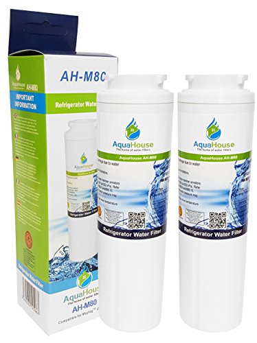 2x AH-M80 kompatibel für Maytag UKF8001 Wasserfilter, UKF8001AXX, Puriclean II PUR, Amana, Admiral, KitchenAid, Kenmore, Kühlschrank Filter von AquaHouse