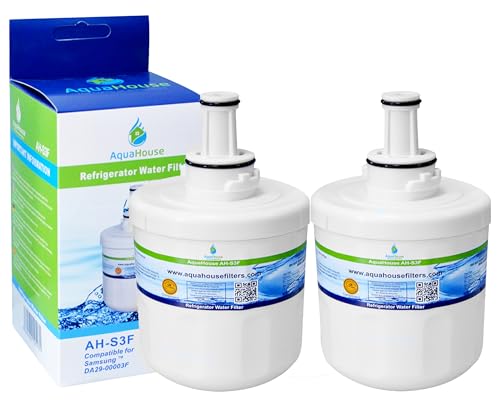 AquaHouse AH-S3F Wasserfilter kompatibel für Samsung Kühlschrank DA29-00003F, HAFIN1/EXP, DA97-06317A-B, DA29-00003A, DA29-00003B (2er-Pack) AquaHouse AH-S3F Wasserfilter kompatibel für Samsung Kühlschrank DA29-00003F, HAFIN1/EXP, DA97-06317A-B, DA29-00003A, DA29-00003B (2er-Pack) von AquaHouse