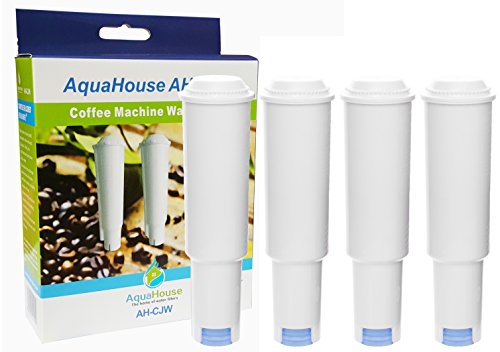 4x AH-CJW Wasserfilter Patronen Kompatibel für Jura Kaffeemaschinen bis Baujahr ´09 *Ausgenommen ENA/Blue von AquaHouse