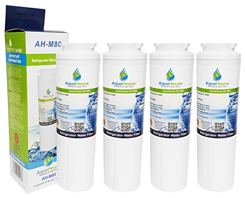 4x AH-M80 kompatibel für Maytag UKF8001 Wasserfilter, UKF8001AXX, Puriclean II PUR, Amana, Admiral, KitchenAid, Kenmore, Kühlschrank Filter von AquaHouse