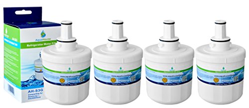 4x AH-S3G kompatibel Wasserfilter für Samsung Kühlschrank DA29-00003G, HAFCU1 / XAA, HAFIN2 / EXP, DA97-06317A von AquaHouse