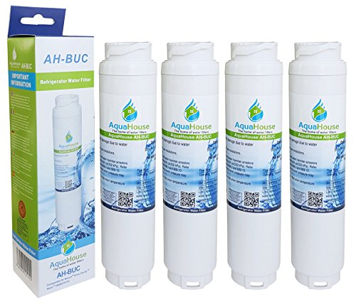 4x AquaHouse AH-BUC kompatibel für Rangemaster DXD Serie Kühlschrank 9016, Haier 0060218743 Wasserfilter von AquaHouse