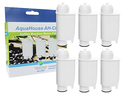 6x AquaHouse AH-CBIP Kompatibel Wasserfilter Patronen für Saeco Phillips Lavazza Gaggia Kaffeemaschinen Espressomaschine A Modo Mio Saeco CA6702/00 von AquaHouse