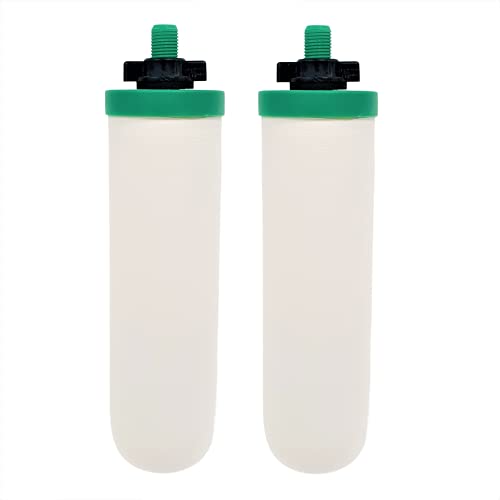 AquaHouse Schwerkraft Keramik Wasserfilter mit Fluorid- und Schwermetallfiltration (2er Pack) von AquaHouse